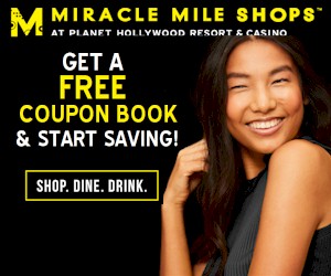 Free coupon booklet for Miracle Mile Shops
