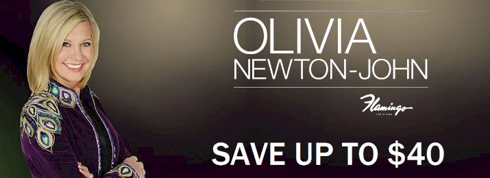 $20 Off Olivia Newton-John Show Ticket in Las Vegas. Save up to 50% Off Las Vegas Show tickets!