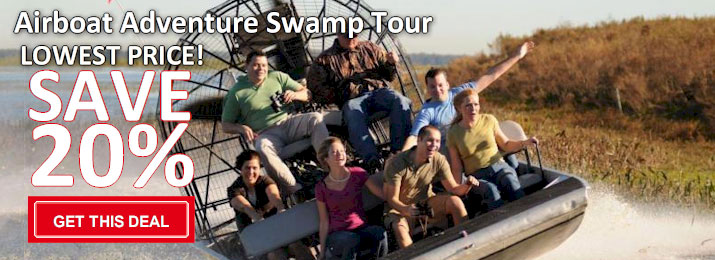 Adventures of Jean Lafitte Swamp Tour. Save 20%
