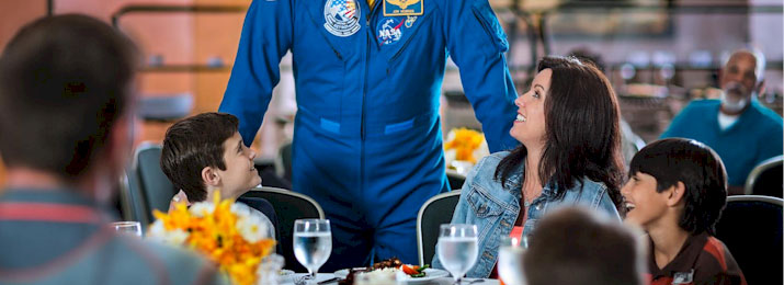 Save 12% Off Dine with an Astronaut at Kennedy Space Center