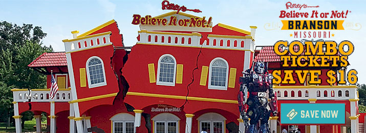 Ripley's Believe It or Not!© Branson. Save up to 30%