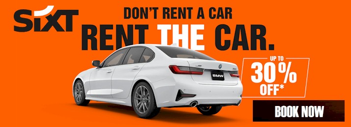 Save up to 30% Off Sixt Car Rentals 