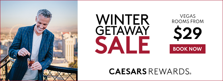 Reserve your stay and get up to 20% off Caesars Hotels