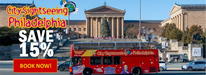 City Sightseeing Philadelphia Hop-On Hop-Off Bus. Save 15%