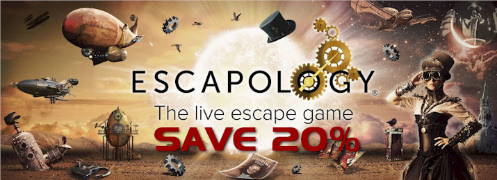 Escapology Farmington. Save 20% with Free Coupon Code