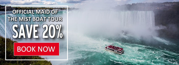 Niagara Falls Tour with Maid of the Mist Boat Ride. Save 20%