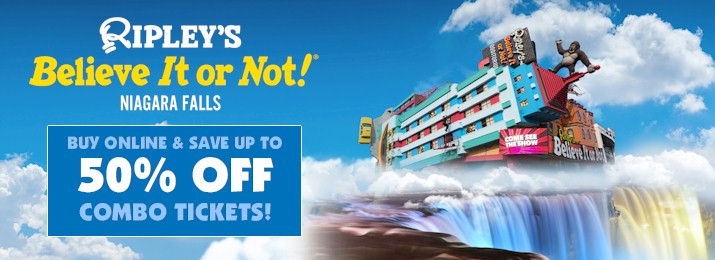 Save up to 50% Off Ripley's Believe it or Not! Odditorium Combo Tickets