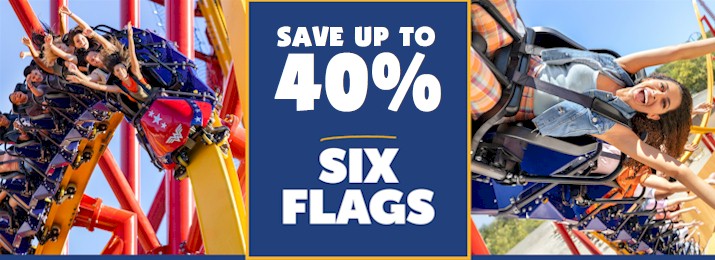 Six Flags Over Texas 40% Off Coupon Code, Promo Code