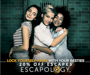Escapology Escape Games. Save 20% with Free Mobile-Friendly Coupon Codes