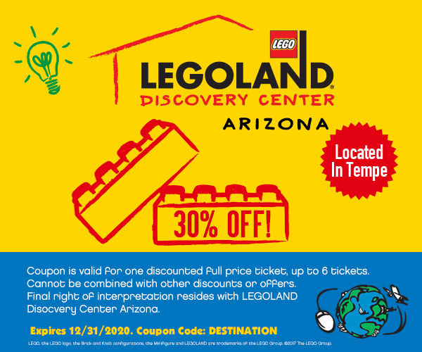 Legoland Discovery Center Arizona Mobile Coupon Codes