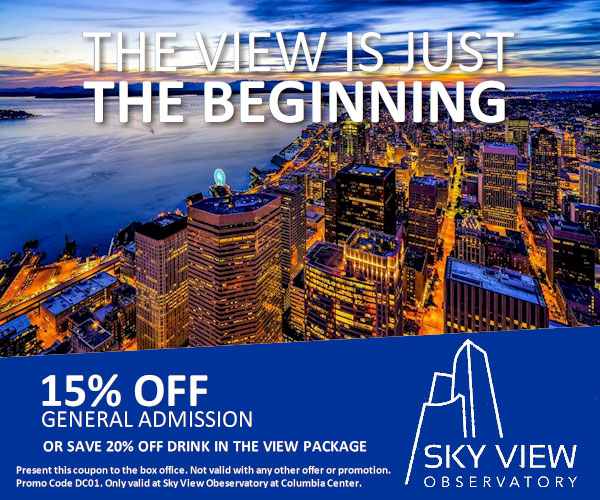 Sky View Observatory Seattle Coupons Save 20 with Coupon Codes
