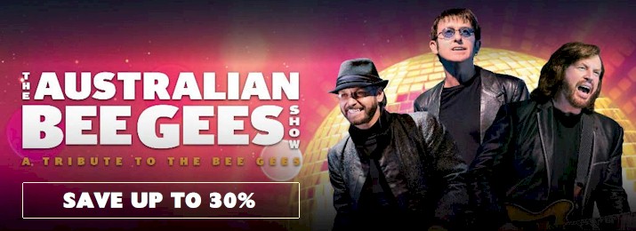Australian Bee Gees Show Tickets from $39.95 with Coupon Code.