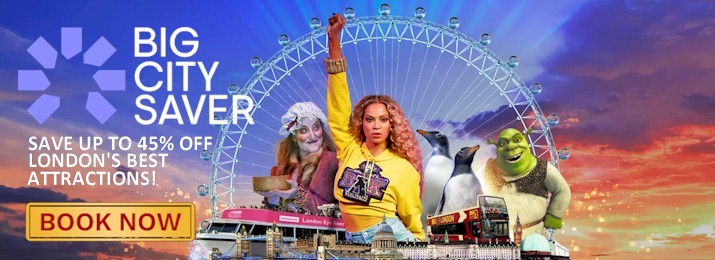 Big City Saver London Attraction Pass. Save up to 45% Off London's Best Attractions!
