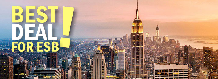 Empire State Building Observatory. Tickets from $33.46