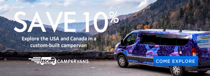 Escape Campervans Discounts. Save an Additional 10% 