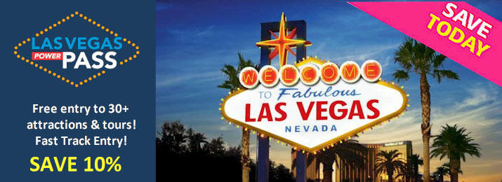 Las Vegas Power Pass Attraction Discounts. Save 10% with DestinationCoupons.com!