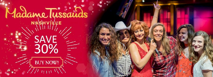 Madame Tussauds Nashville. Save $1.00