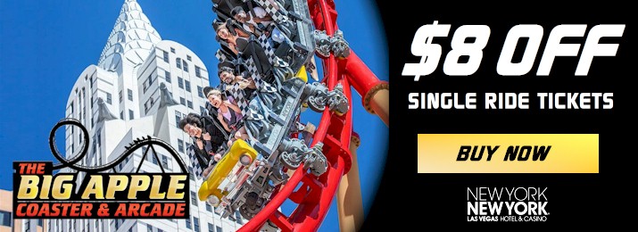 The Big Apple Coaster at New York-New York. Save $8.00