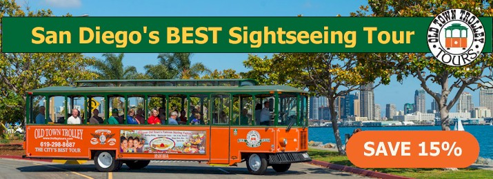 Old Town Trolley San Diego. Up to 15% Off