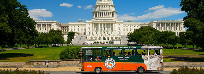 Free coupons for Washington DC Old Town Trolley Tour! Save with Free Discount Travel Coupons from DestinationCoupons.com!