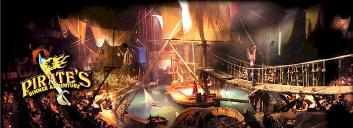 Free coupons for Pirates Dinner Adventure in Orlando! Save with Free Discount Travel Coupons from DestinationCoupons.com!