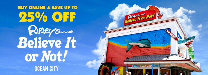 Coupons for Ripley's Ocean City