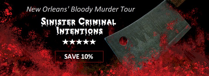 Sinister Criminal Intentions Tour. Save 10%