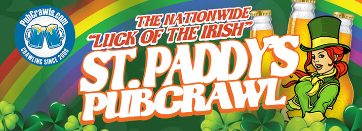 St. Paddy's Day Pub Crawl : March 12, 2020 : SAVE 20%