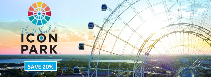 The Wheel at ICON Park Orlando. Save 20%