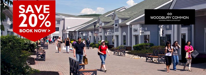 Woodbury Common Premium Outlets Bus from New York. Save 20%