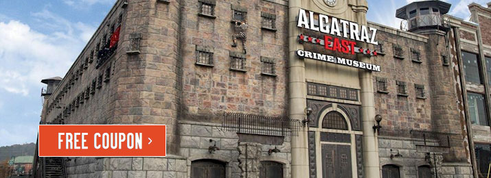Discount Coupons for Alcatraz East Crime Museum Pigeon Forge!