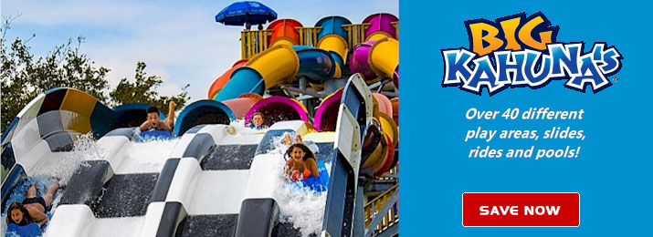 Big Kahuna's Water Park. Get the Lowest Price 