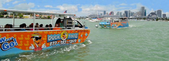 Duck Tours Miami Discount Tickets. Save $7.00
