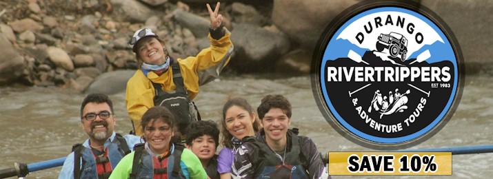 Durango Rivertrippers Whitewater Rafting, Jeep & RZR/ATV Rentals and Tours. Save 30%