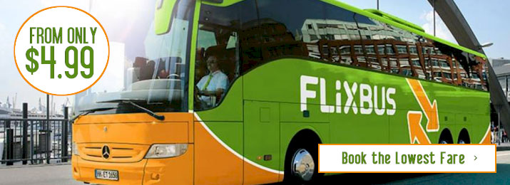 Travel with FlixBus from $4.99