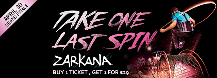 Zarkana Discount Tickets and Promo Codes Las Vegas. Save up to 50% Off tickets!