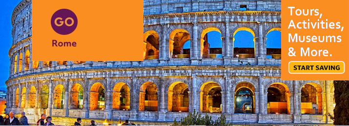 GO Rome Pass Discounts. Save up to 42%