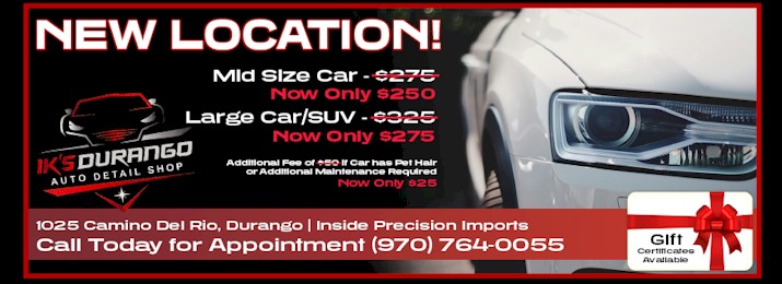 Ike's Auto Detail Durango. Save up to $75 