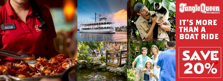 Free coupons for Jungle Queen Cruises