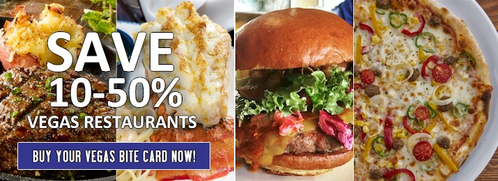 Las Vegas Bite Card. Save 10-50% Off 60+ Venues