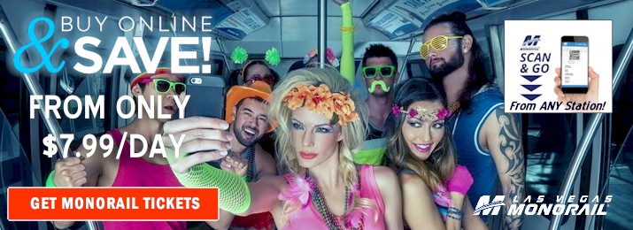 Las Vegas Monorail. Save up to 20% with Mobile-Friendly Coupon Codes