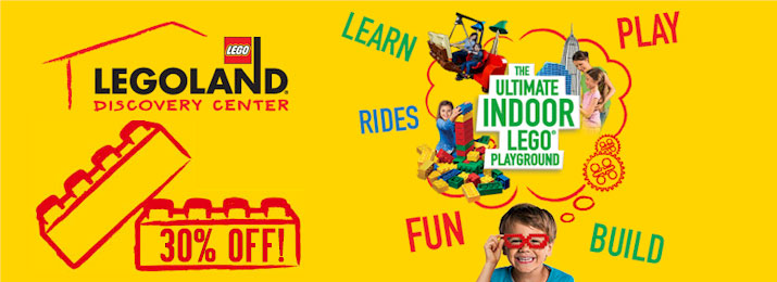 LEGOLAND Discovery Center. Save 30%