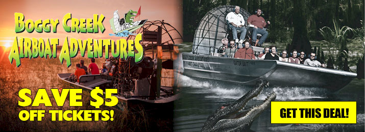 Boggy Creek Night Airboat Tours Coupons Save up to 50 Off Orlando