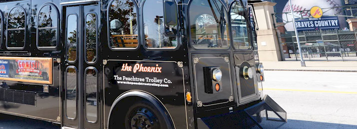 Peachtree Trolley Tour with Atl Cruzers. Save 15%