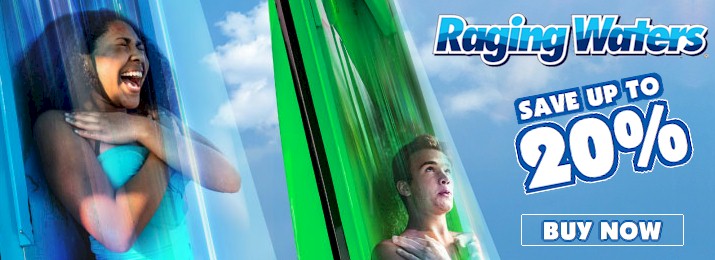 Raging Waters Los Angeles. Save up to 20% or More 
