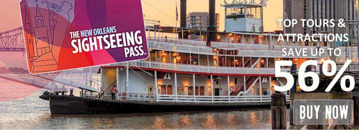 New Orleans Sightseeing FlexPass Attraction Discounts. Save 10% with DestinationCoupons.com!