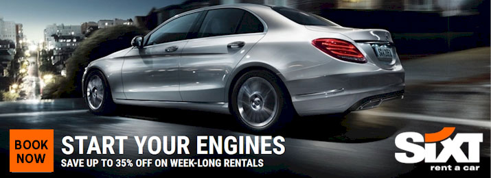 Save up to 35% Off Sixt Car Rentals 