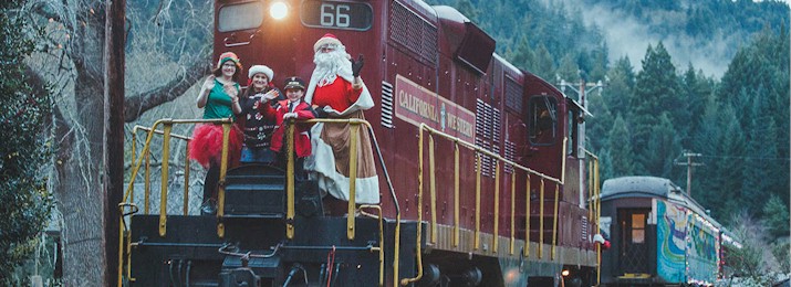 Click here to Save 15% Off Skunk Train's Magical Christmas Train