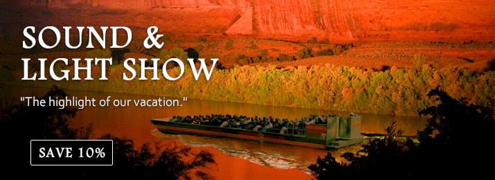 Canyonlands Sound & Light Dinner Show Cruise. Save 10%