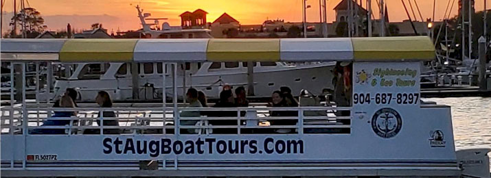 St. Augustine Sunset Boat Tour. Only $27.95